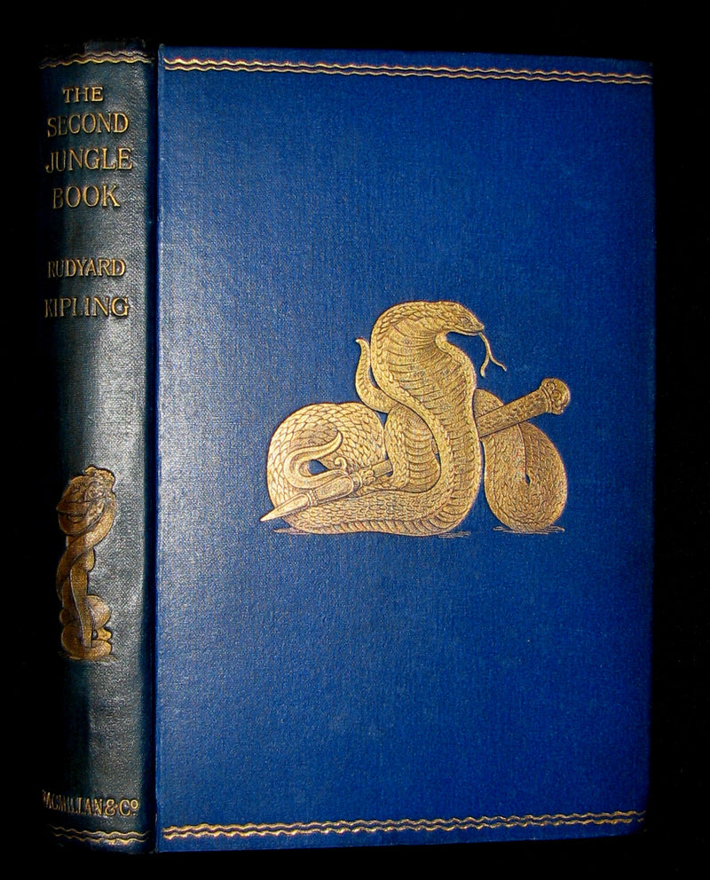 1895 - First Edition Book - The Second Jungle Book by Rudyard Kipling
