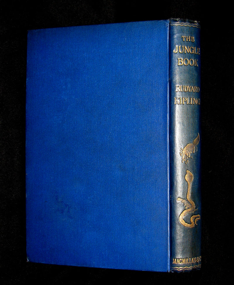 1895 Rare Book - The Jungle Book by Rudyard Kipling -  First Edition, 3rd Printing