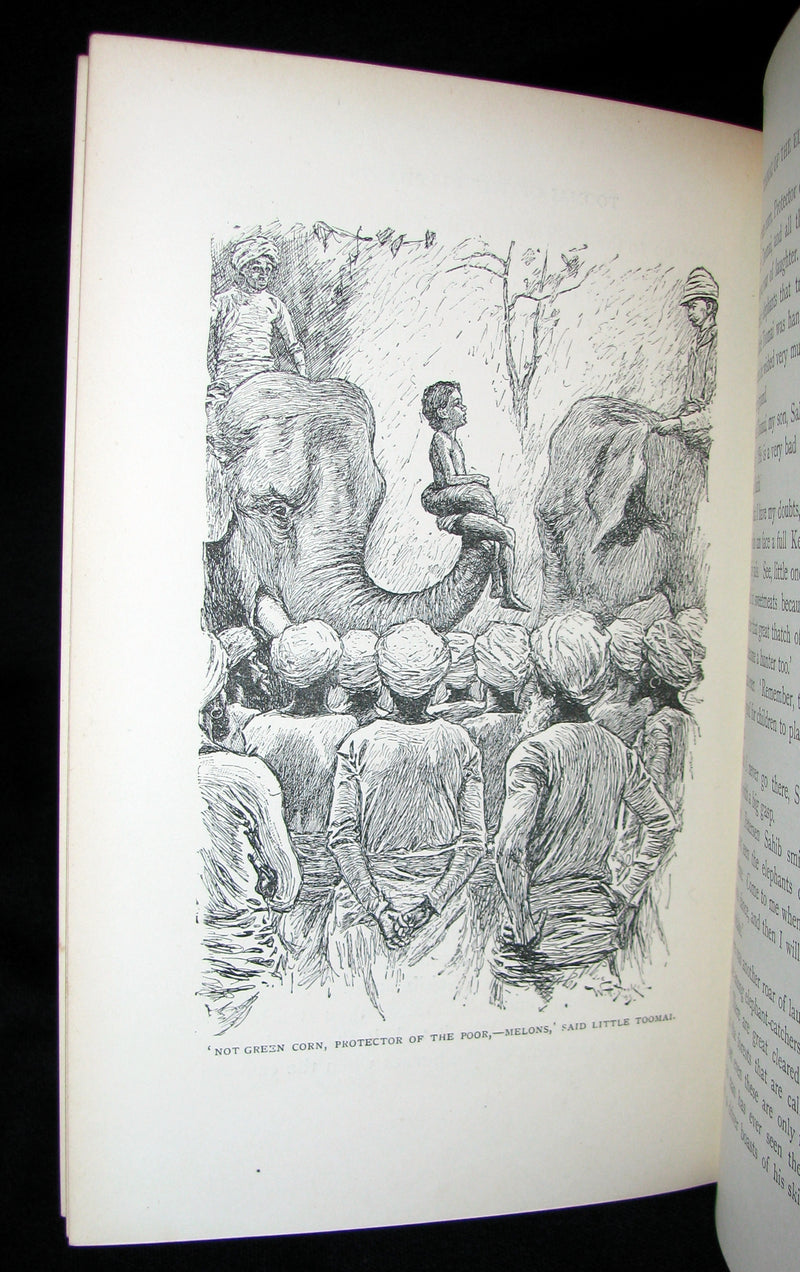 1895 Rare Book - The Jungle Book by Rudyard Kipling -  First Edition, 3rd Printing