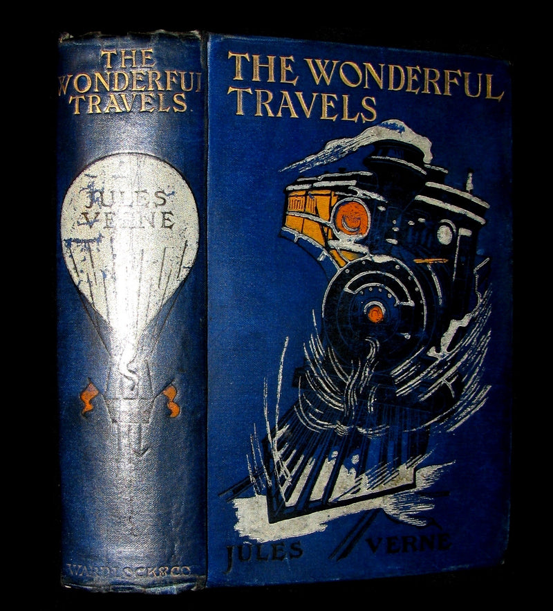 1915 Nice Illustrated Book -  The Wonderful Travels by JULES VERNE