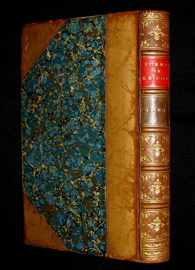 1885 Rare Book - The POEMS Of EDGAR ALLAN POE & Essay on His Poetry by Andrew Lang