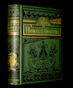 1883 Rare Book - The Odyssey of Homer translated by Pope with Flaxman's Designs
