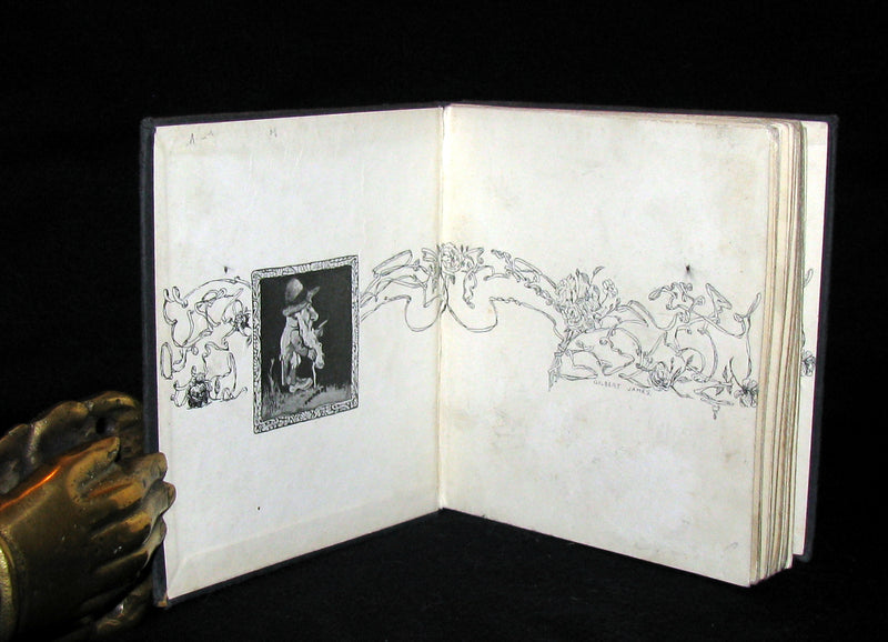 1905 Rare COLOR illustrated Book ~ Grimm's Fairy Tales Illustrated by Gilbert James.
