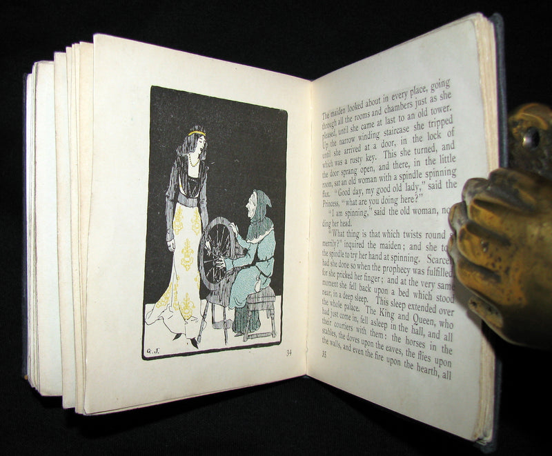 1905 Rare COLOR illustrated Book ~ Grimm's Fairy Tales Illustrated by Gilbert James.