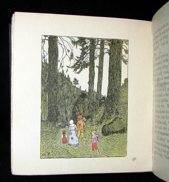 1905 Rare COLOR illustrated Book ~ Grimm's Fairy Tales Illustrated by Gilbert James.