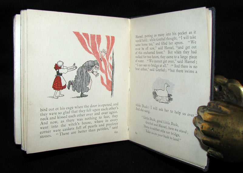 1905 Rare COLOR illustrated Book ~ Grimm's Fairy Tales Illustrated by Gilbert James.