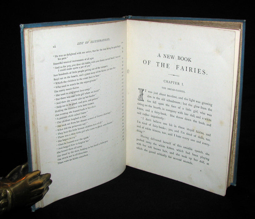 1890 Scarce book ~ A New Book Of The Fairies By Beatrice Harraden illustrated by Edith Lupton