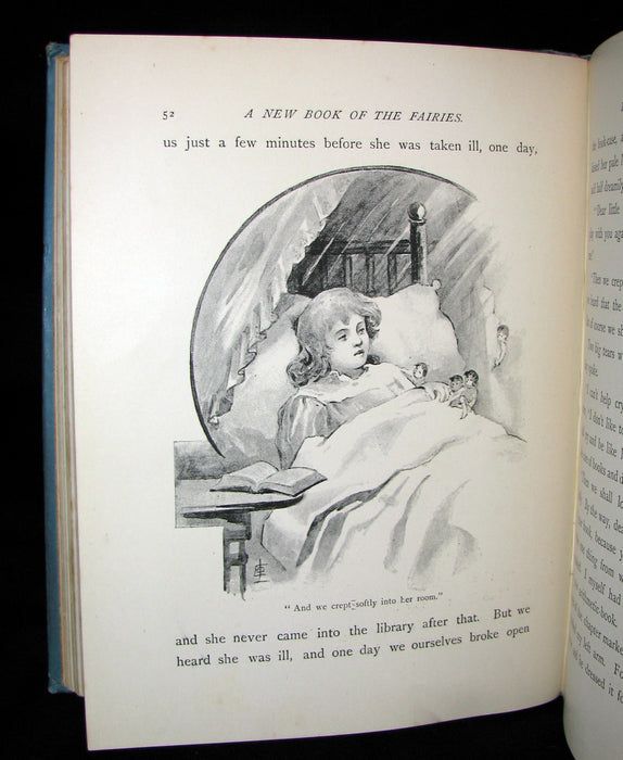 1890 Scarce book ~ A New Book Of The Fairies By Beatrice Harraden illustrated by Edith Lupton