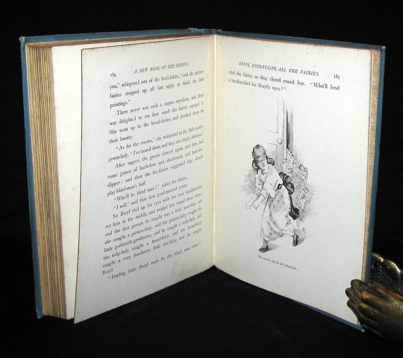 1890 Scarce book ~ A New Book Of The Fairies By Beatrice Harraden illustrated by Edith Lupton