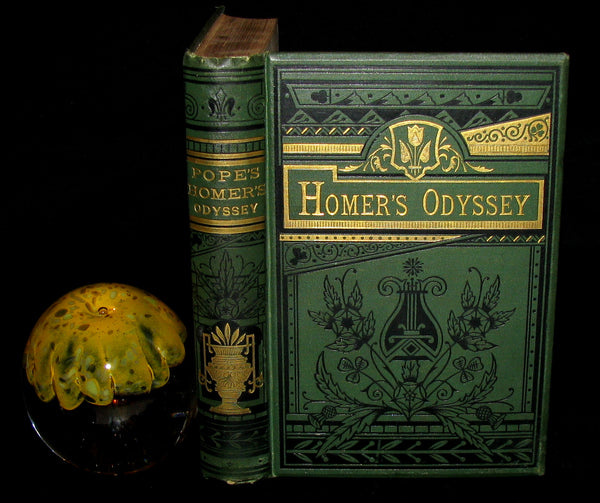 1883 Rare Book - The Odyssey of Homer translated by Pope with Flaxman's Designs