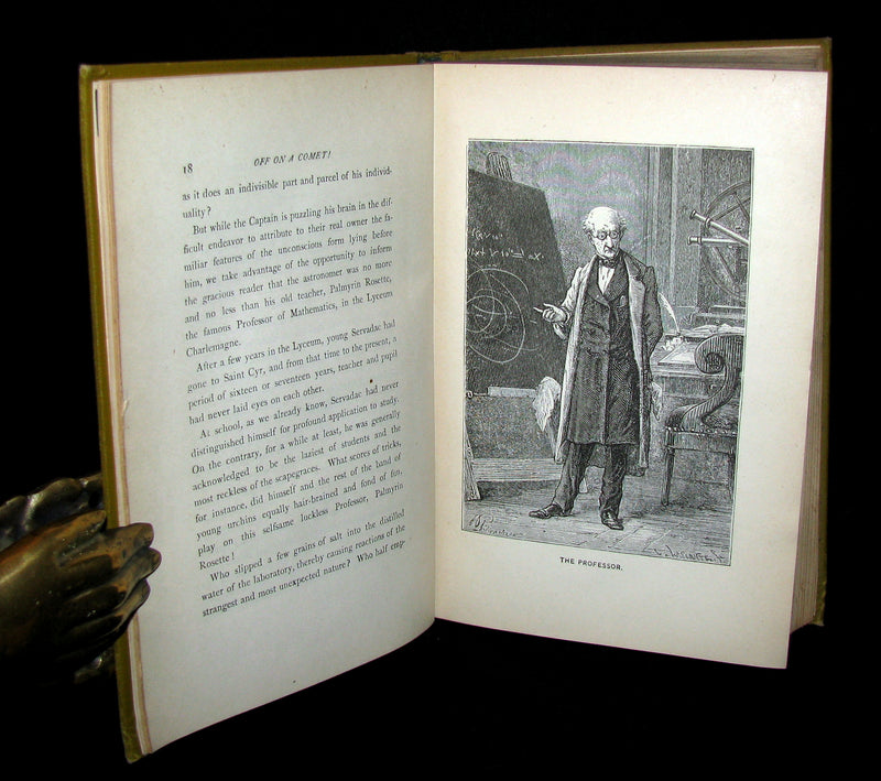 1890 Rare Book - JULES VERNE - OFF ON A COMET! A Journey through Planetary Space