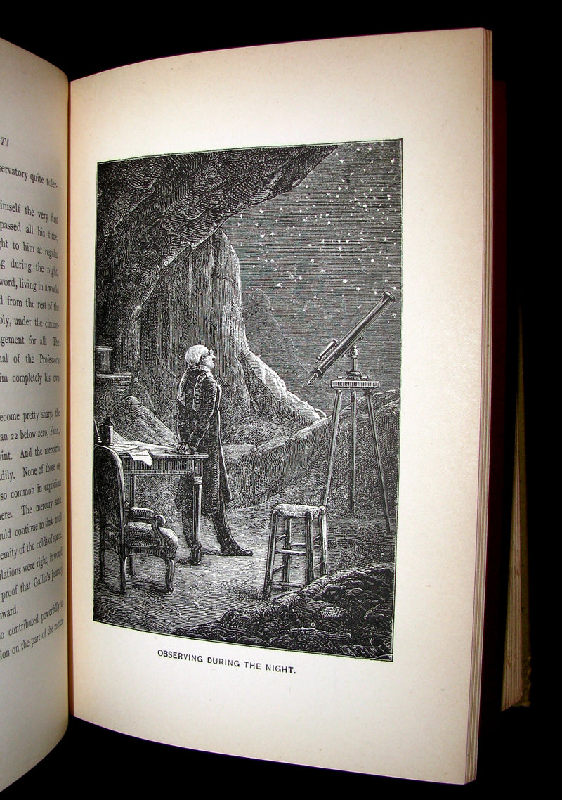 1890 Rare Book - JULES VERNE - OFF ON A COMET! A Journey through Planetary Space