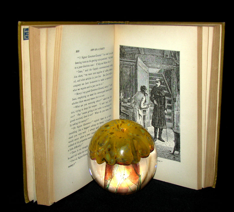 1890 Rare Book - JULES VERNE - OFF ON A COMET! A Journey through Planetary Space