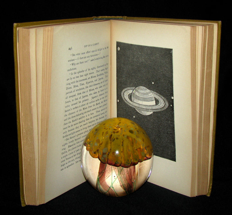 1890 Rare Book - JULES VERNE - OFF ON A COMET! A Journey through Planetary Space