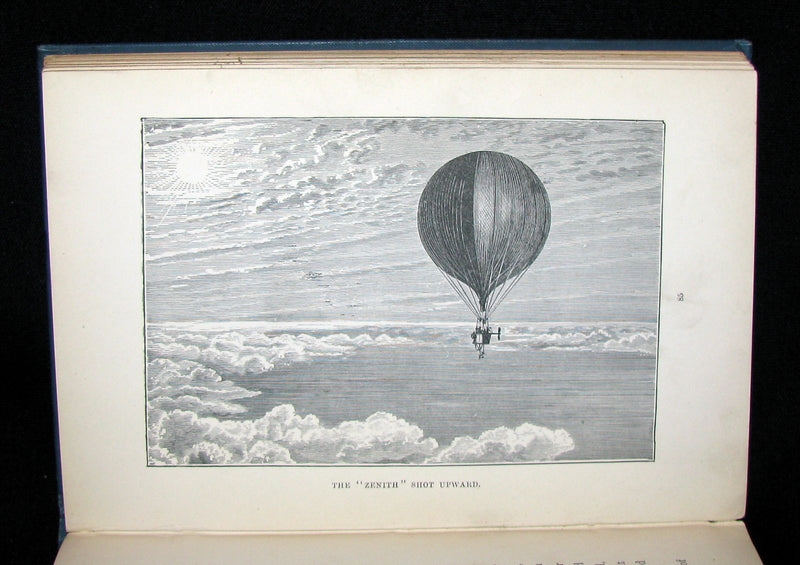 1899 Scarce Victorian Book -Stories of Balloon Adventure by  Frank Mundell