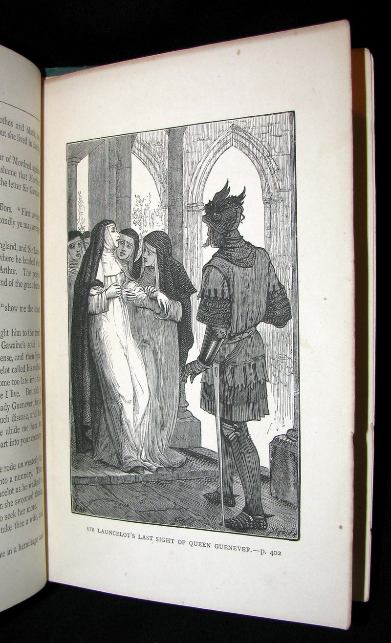 1884 Scarce First Edition Book - King Arthur and His Knights of the Round Table by H. Frith