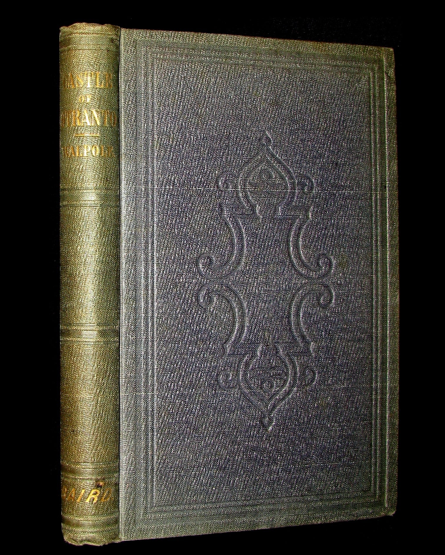 1854 Rare First US Edition - The Castle of Otranto, a Gothic Story by Horace Walpole