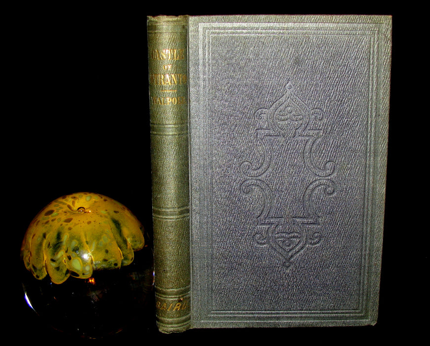 1854 Rare First US Edition - The Castle of Otranto, a Gothic Story by Horace Walpole