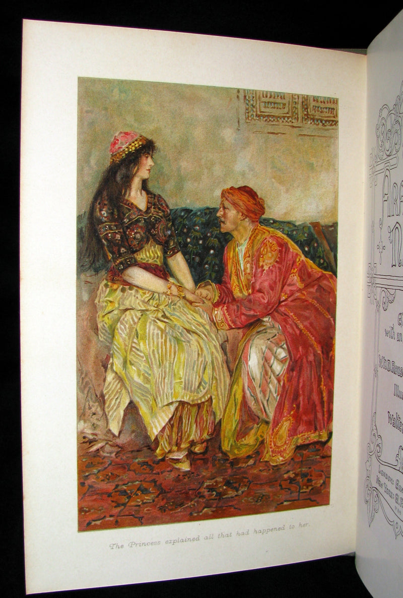 1907 Scarce Edition - The Arabian Nights by W.H.D. Rouse Illustrated by Walter Paget