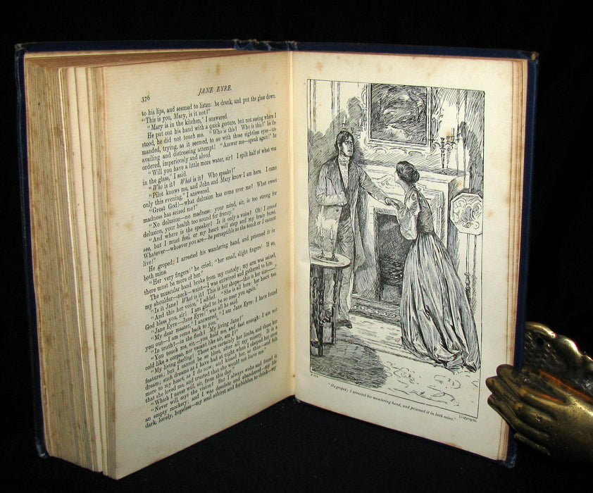 1900 Art Nouveau Binding - JANE EYRE BY CHARLOTTE BRONTE illustrated by John H. Bacon