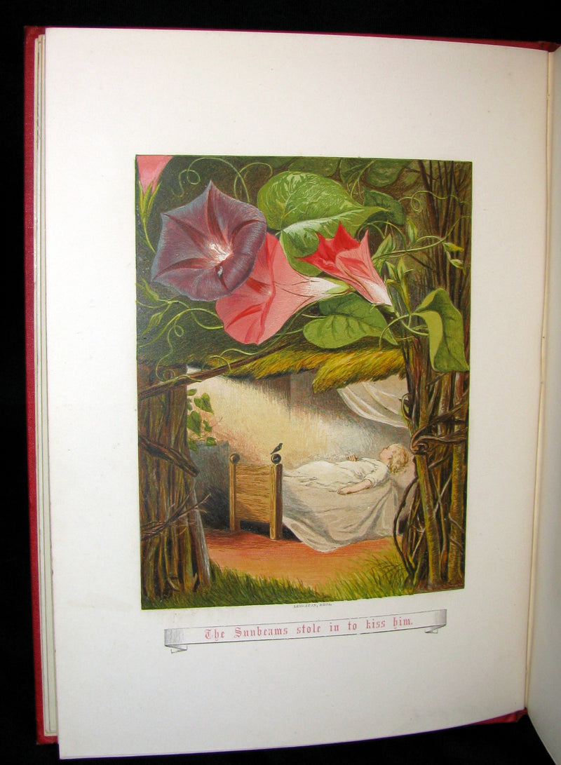 1879 Rare Victorian Book - The Story Without An End by Sarah Austin Illustrated by Eleanor Vere Boyle