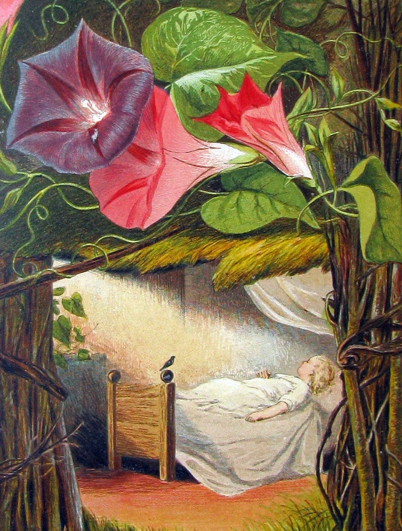 1879 Rare Victorian Book - The Story Without An End by Sarah Austin Illustrated by Eleanor Vere Boyle