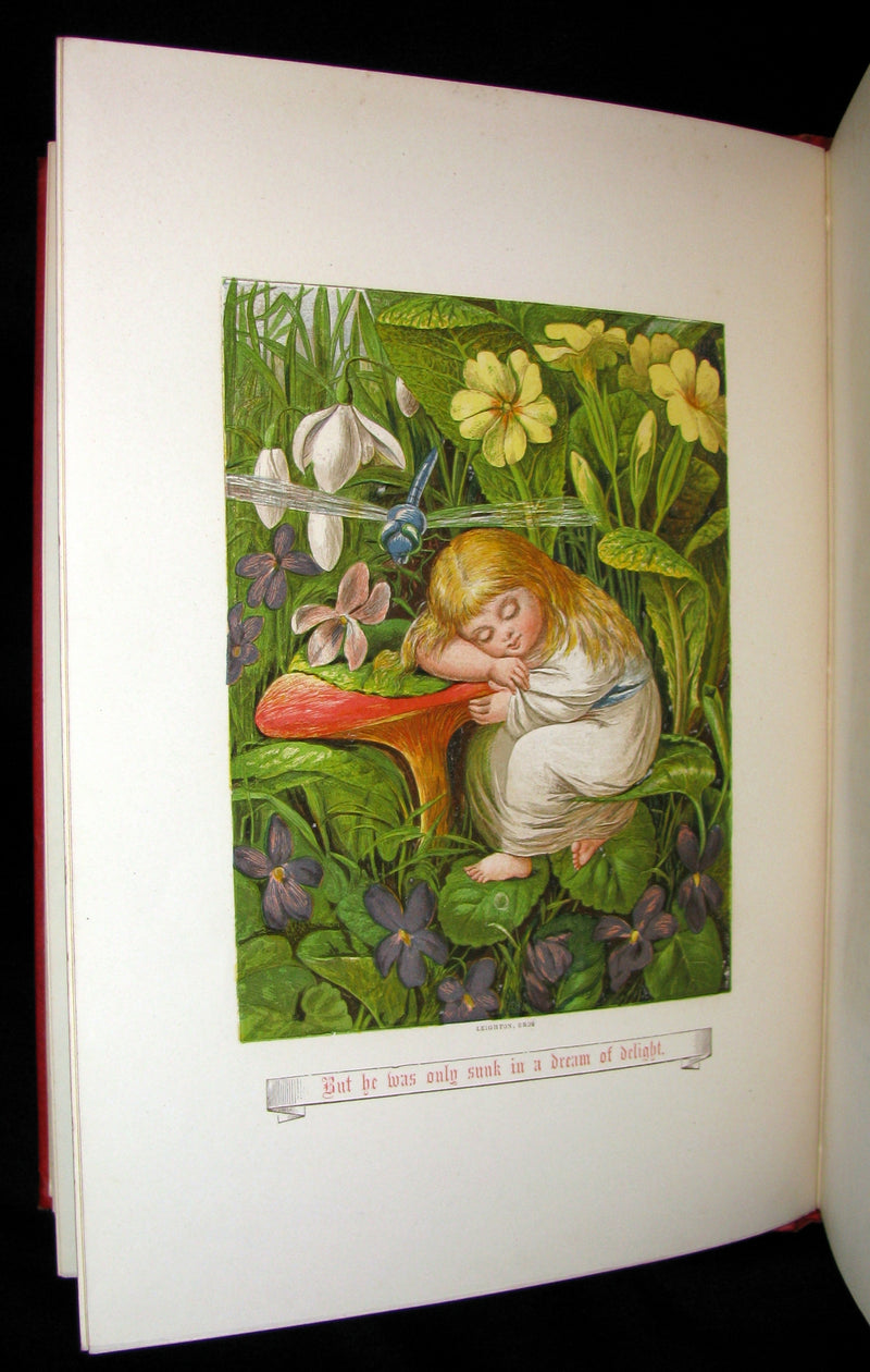 1879 Rare Victorian Book - The Story Without An End by Sarah Austin Illustrated by Eleanor Vere Boyle