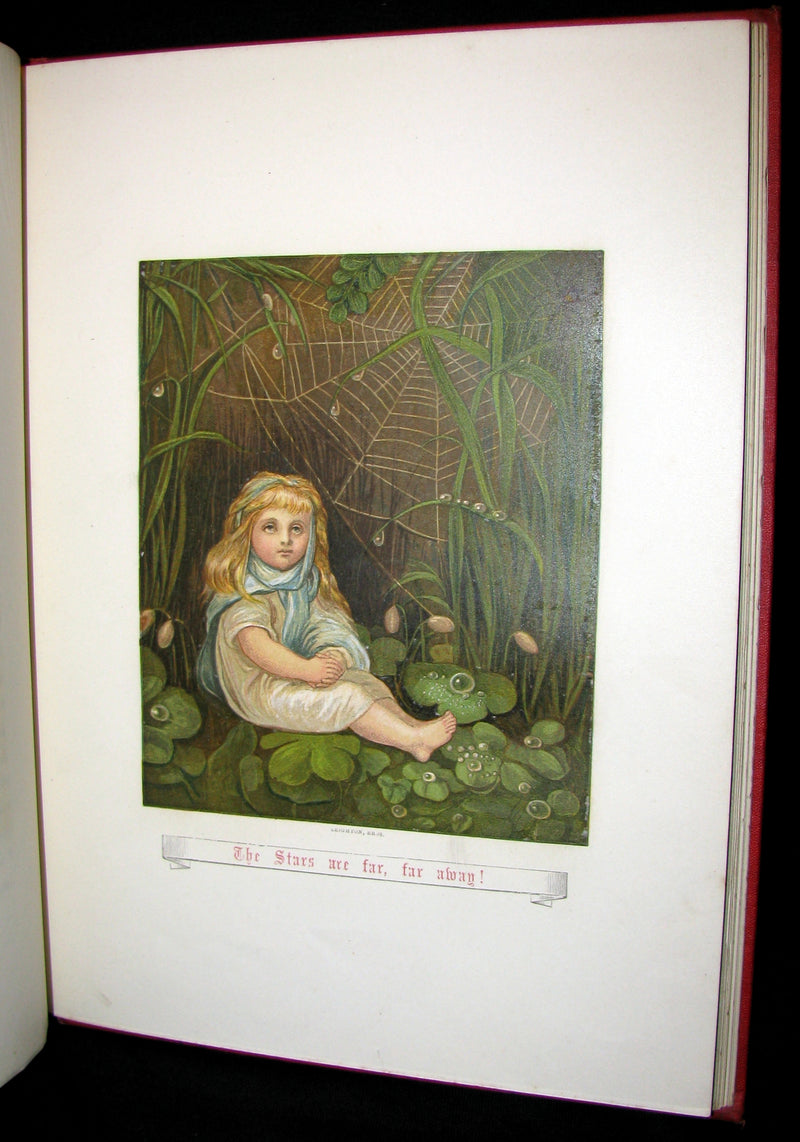 1879 Rare Victorian Book - The Story Without An End by Sarah Austin Illustrated by Eleanor Vere Boyle