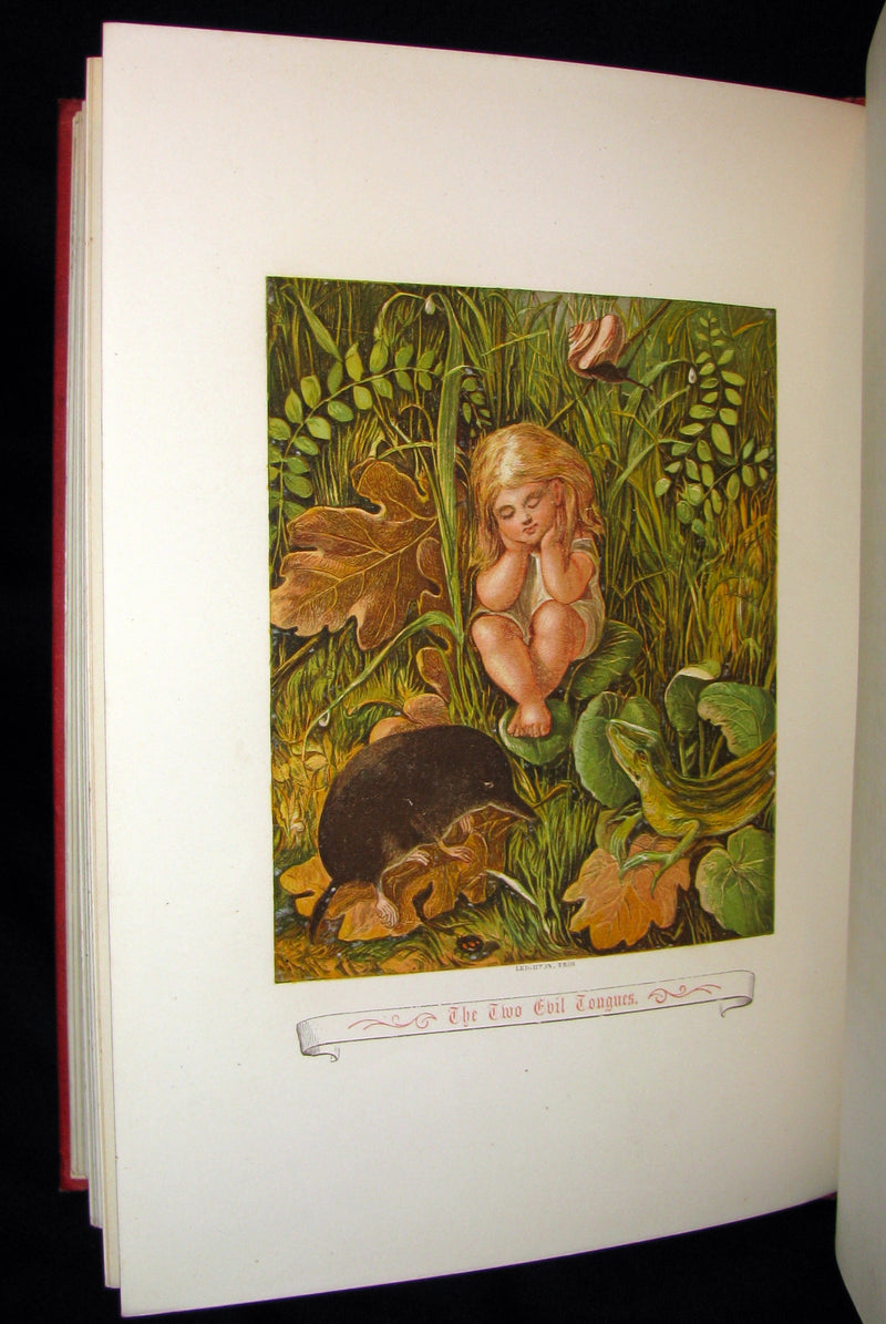 1879 Rare Victorian Book - The Story Without An End by Sarah Austin Illustrated by Eleanor Vere Boyle