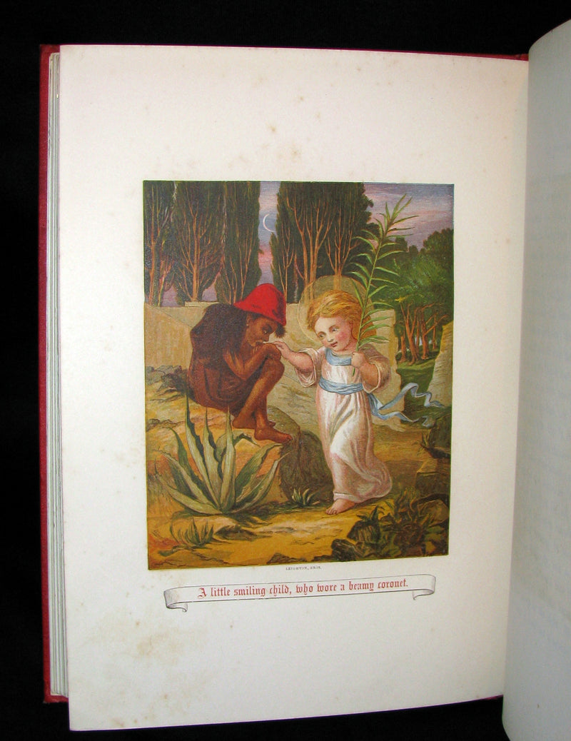 1879 Rare Victorian Book - The Story Without An End by Sarah Austin Illustrated by Eleanor Vere Boyle