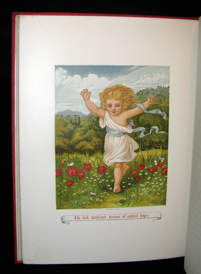 1879 Rare Victorian Book - The Story Without An End by Sarah Austin Illustrated by Eleanor Vere Boyle