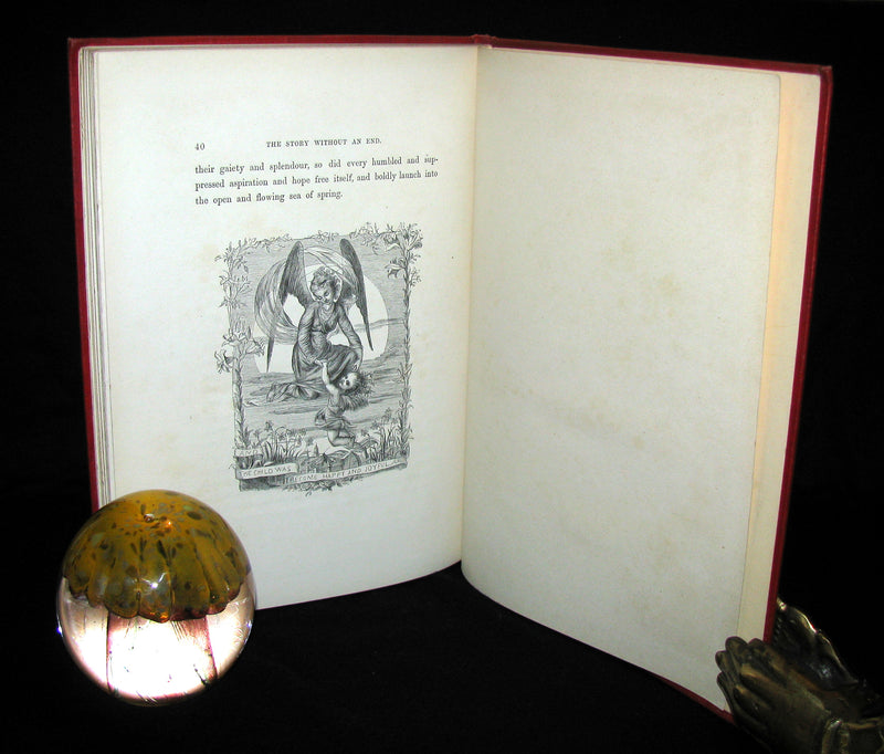 1879 Rare Victorian Book - The Story Without An End by Sarah Austin Illustrated by Eleanor Vere Boyle