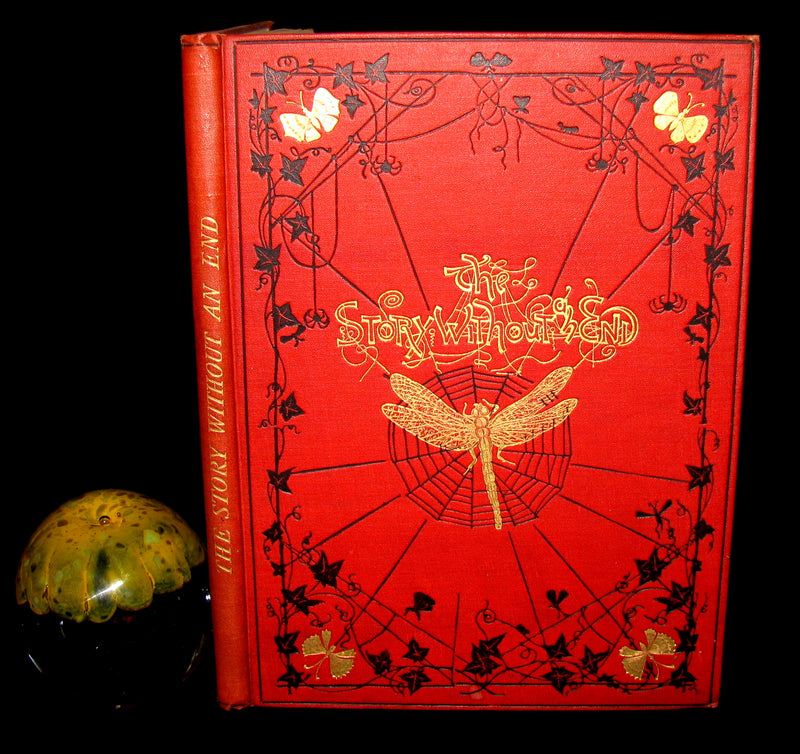 1879 Rare Victorian Book - The Story Without An End by Sarah Austin Illustrated by Eleanor Vere Boyle