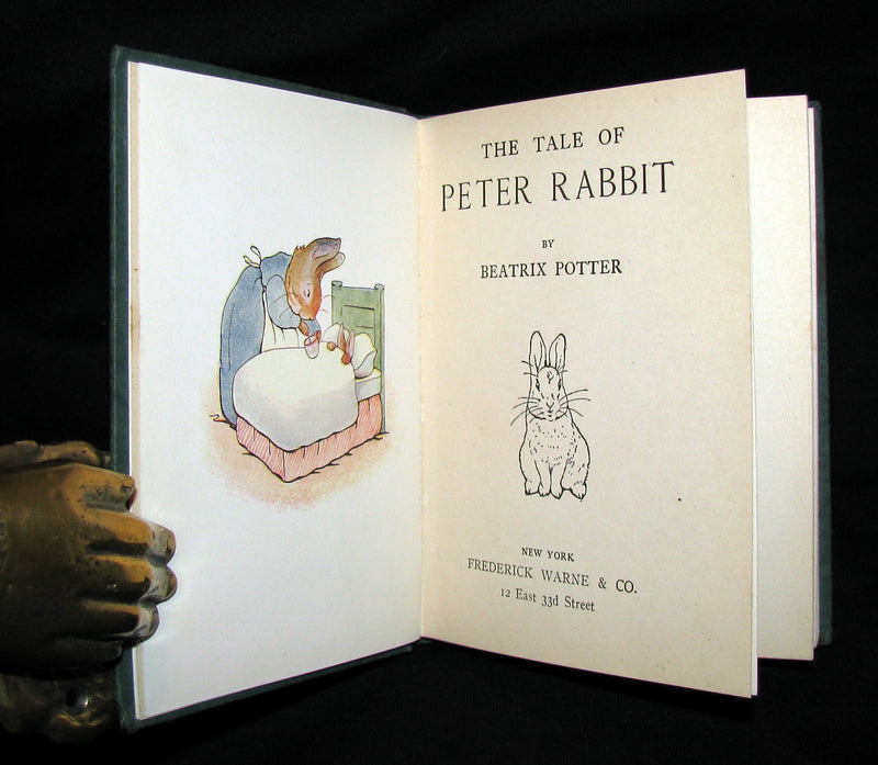 1911 Rare Early American Edition - Beatrix Potter  - THE TALE OF PETER RABBIT