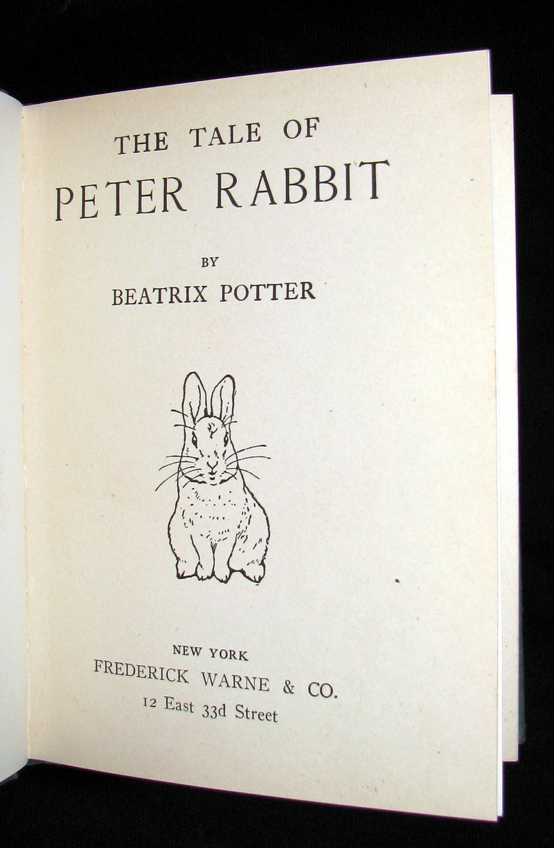 1911 Rare Early American Edition - Beatrix Potter  - THE TALE OF PETER RABBIT
