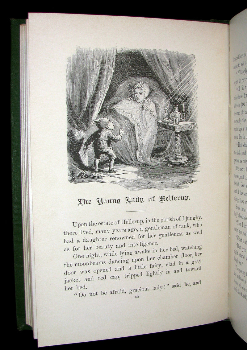 1888 Scarce Victorian Book - SWEDISH FOLK-LORE and Fairy Tales by Herman Hofberg