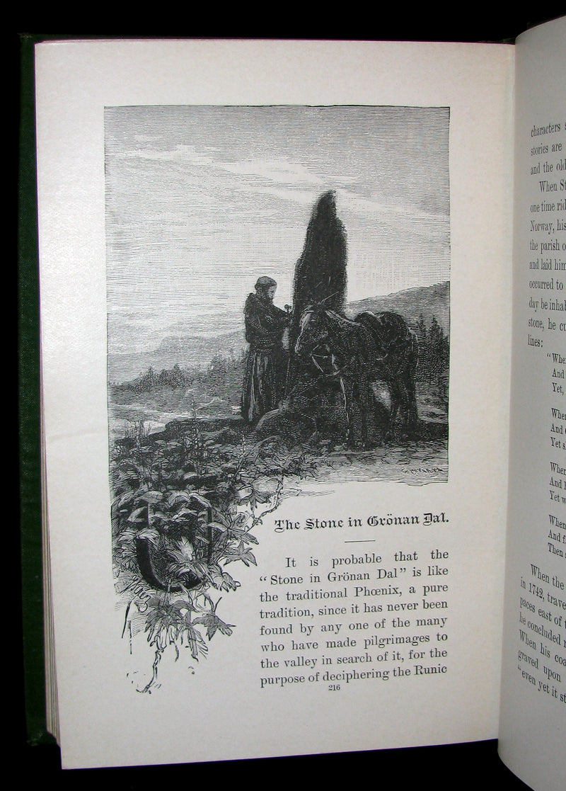 1888 Scarce Victorian Book - SWEDISH FOLK-LORE and Fairy Tales by Herman Hofberg