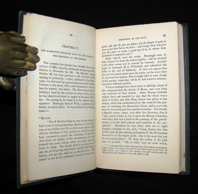 1840 Rare Book -  Guy Fawkes Or, The Gunpowder Treason, A.D. 1605