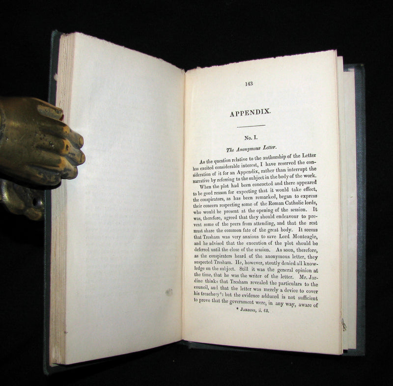 1840 Rare Book -  Guy Fawkes Or, The Gunpowder Treason, A.D. 1605