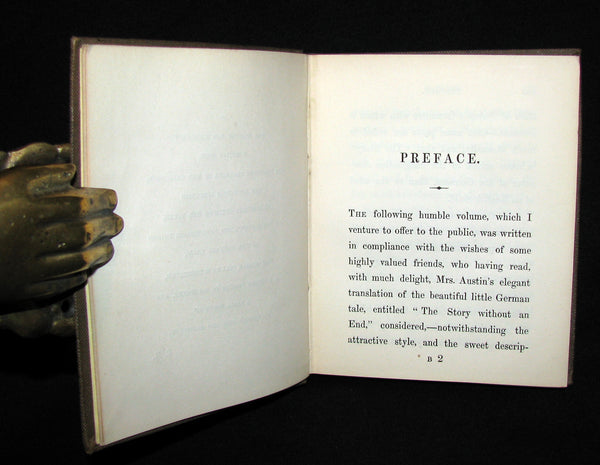 1842 Scarce Victorian Book - The Child and the Hermit; a sequel to the Story without an End