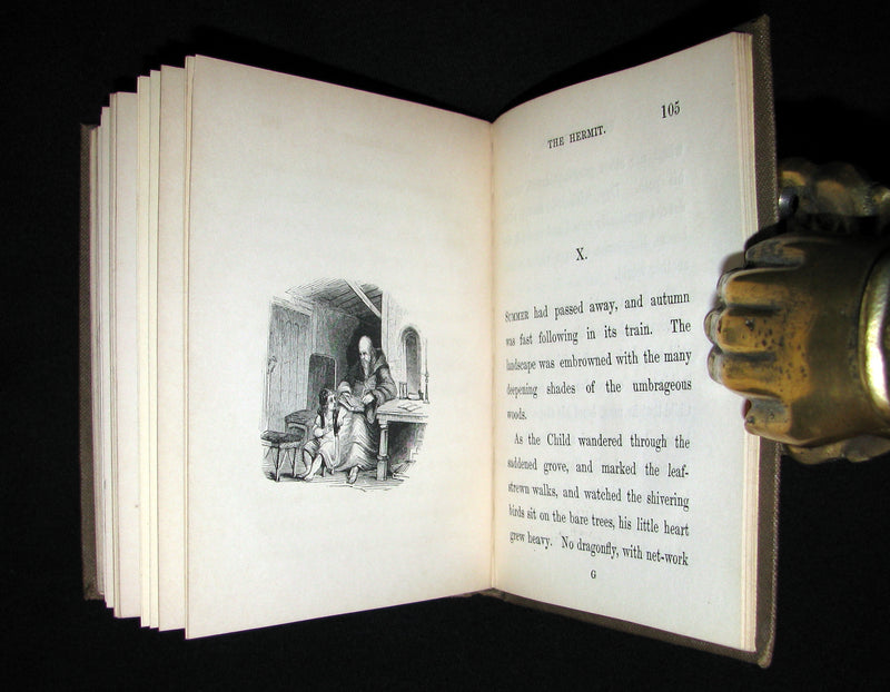 1842 Scarce Victorian Book - The Child and the Hermit; a sequel to the Story without an End