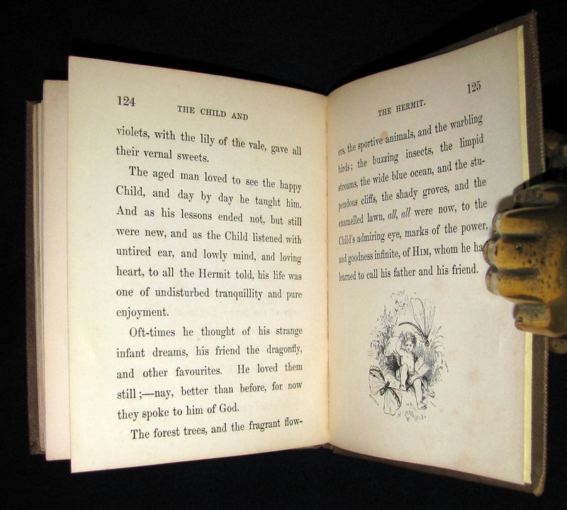 1842 Scarce Victorian Book - The Child and the Hermit; a sequel to the Story without an End