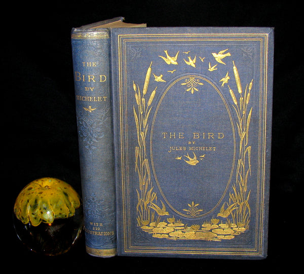 1868 Rare Victorian Book  ~ The BIRD by Jules Michelet with 210 illustrations by Giacomelli