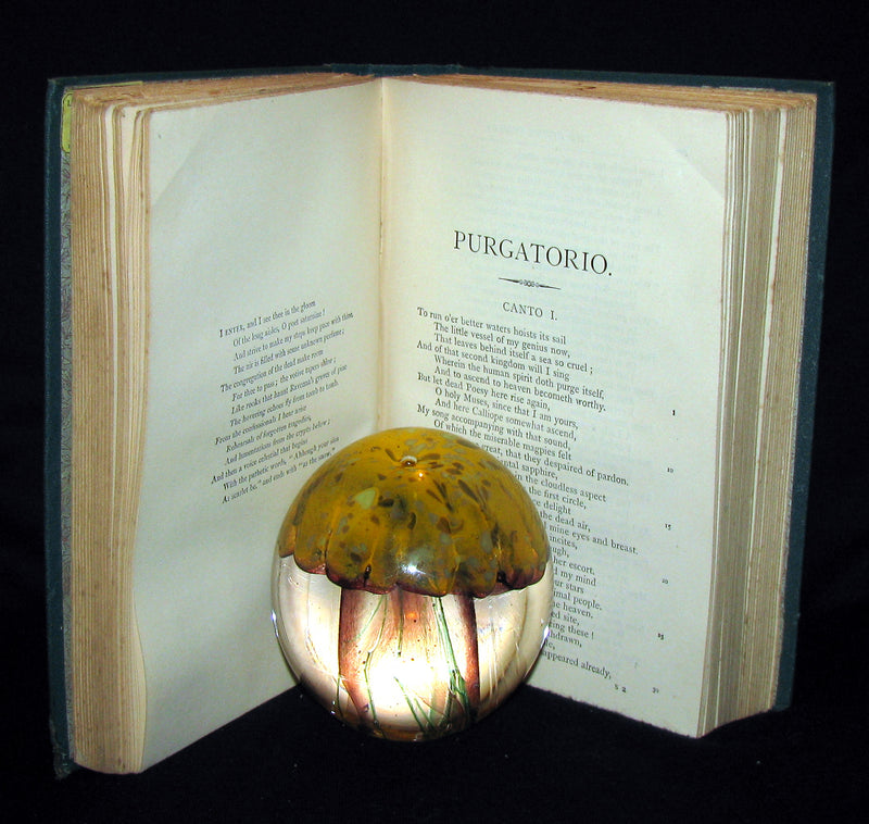 1890 Rare Victorian Book - THE DIVINE COMEDY OF DANTE ALIGHIERI by Longfellow