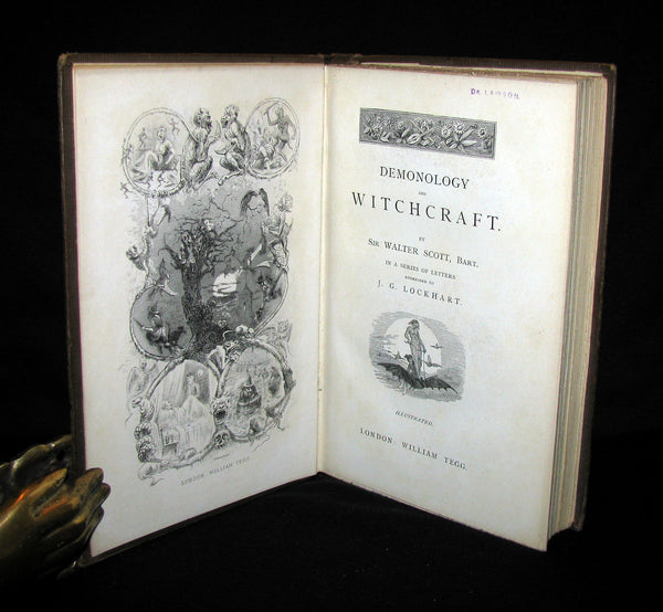 1868 Scarce Edition  - Demonology & Witchcraft - WITCHES & FAIRIES Illustrated. Walter Scott.