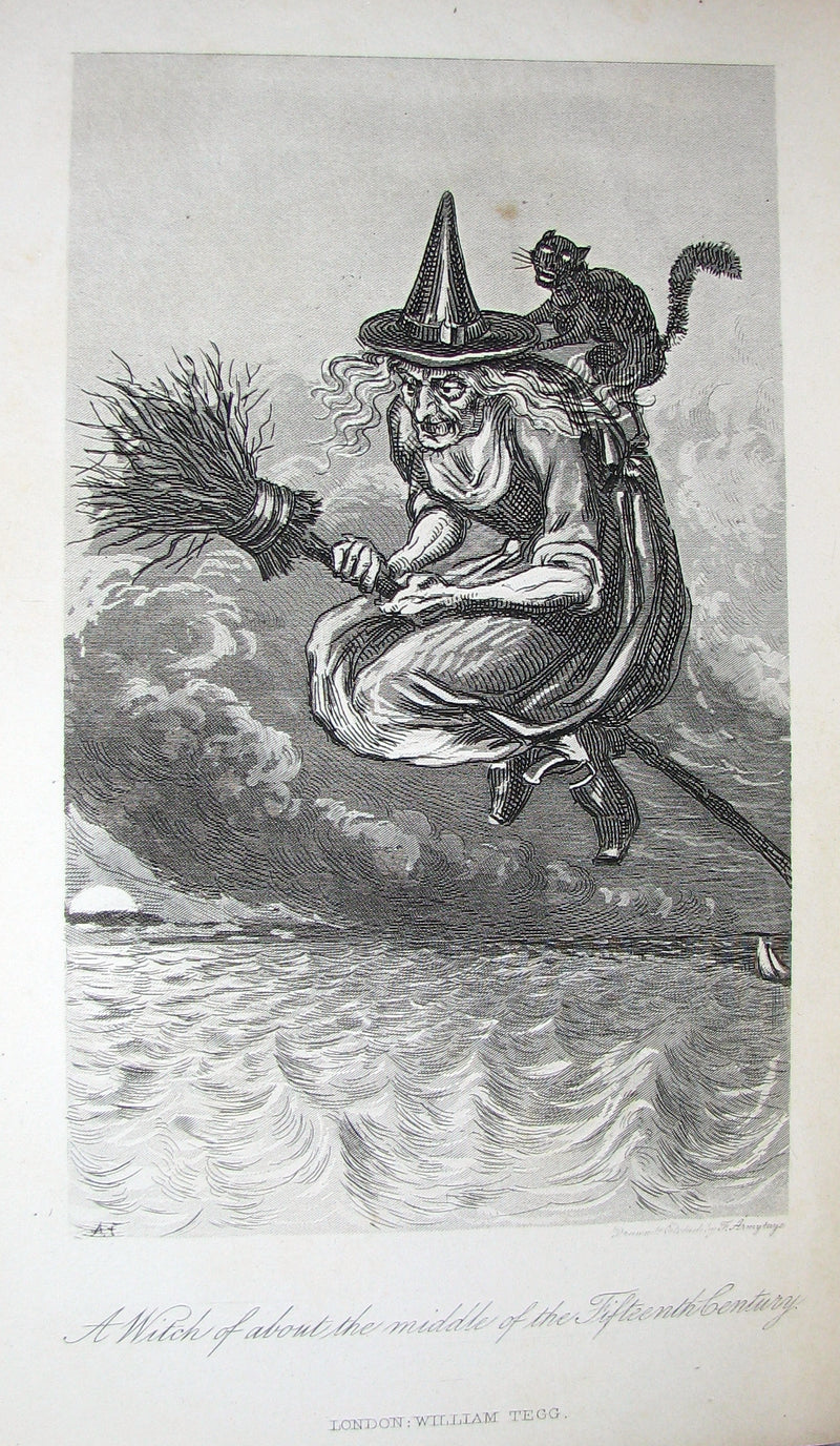 1868 Scarce Edition  - Demonology & Witchcraft - WITCHES & FAIRIES Illustrated. Walter Scott.