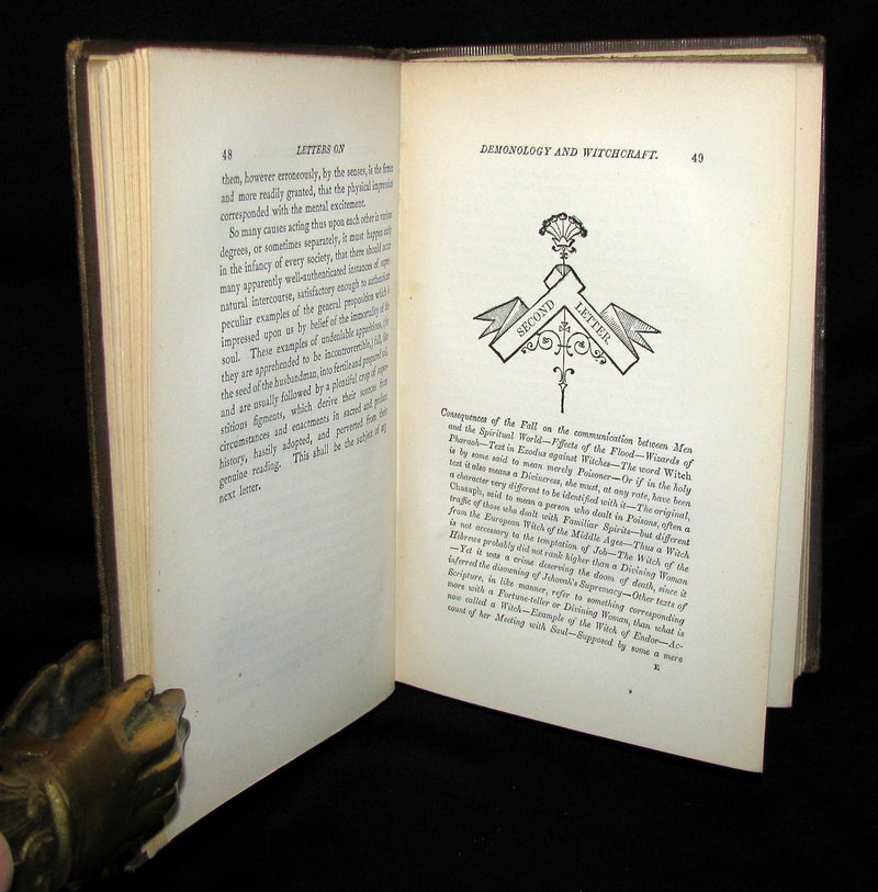 1868 Scarce Edition  - Demonology & Witchcraft - WITCHES & FAIRIES Illustrated. Walter Scott.