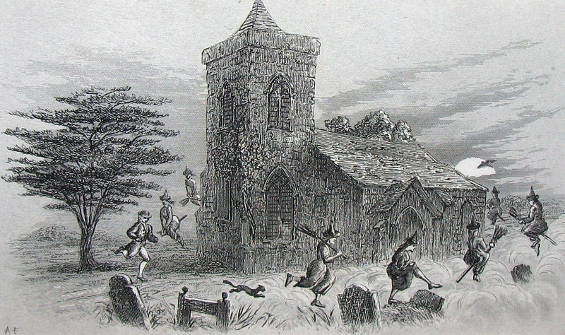 1868 Scarce Edition  - Demonology & Witchcraft - WITCHES & FAIRIES Illustrated. Walter Scott.