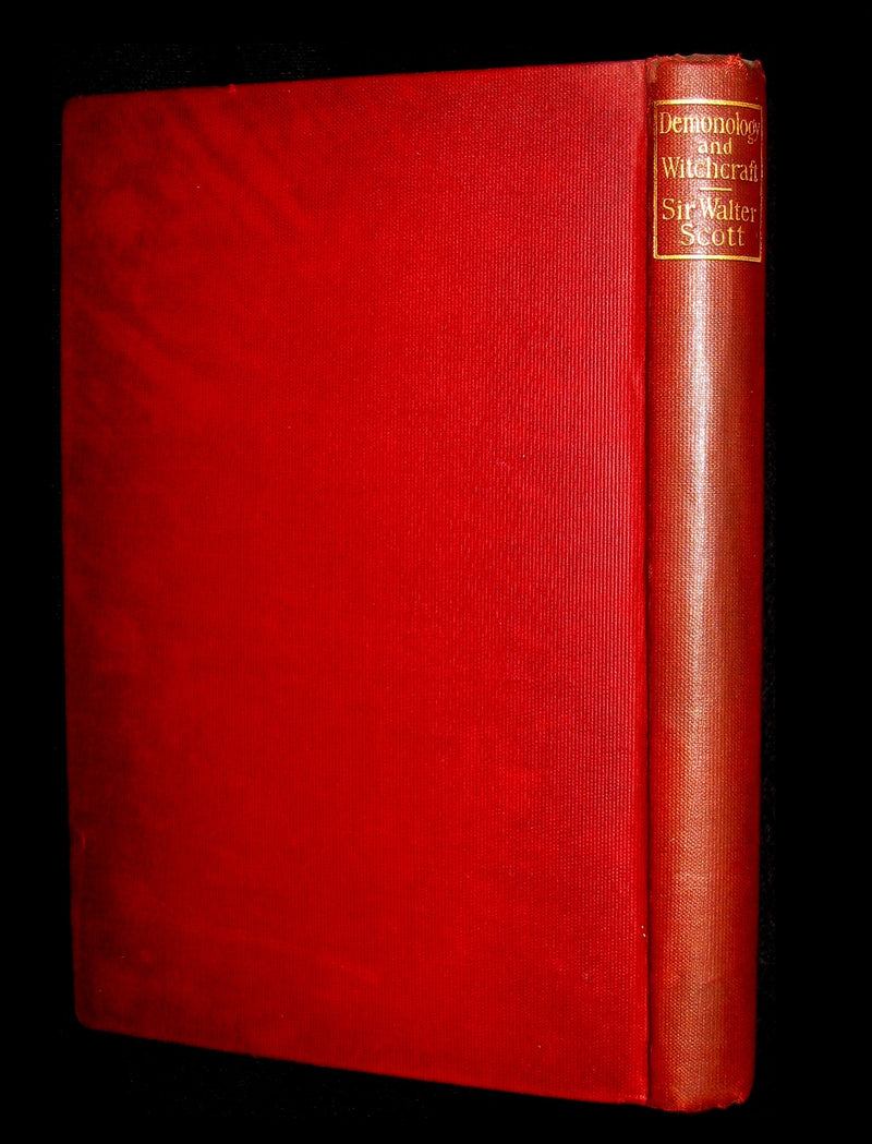 1898 Rare Edition - Letters on Demonology and Witchcraft - WITCHES & FAIRIES. Sir Walter Scott.