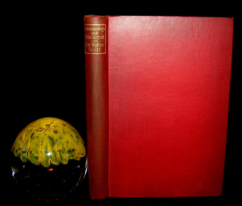 1898 Rare Edition - Letters on Demonology and Witchcraft - WITCHES & FAIRIES. Sir Walter Scott.